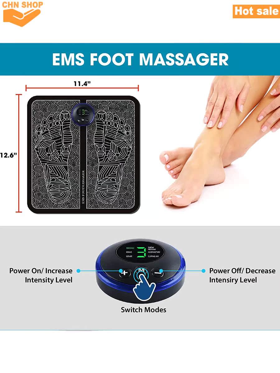 EMS Foot massager mat Acupuncture Massager Feet Relax - 图1