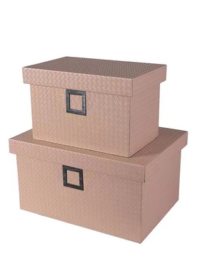 简约轻奢皮革收纳装饰摆件