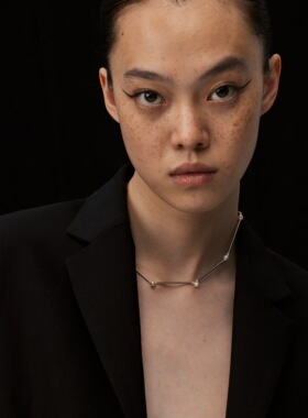 纯银·原创设计·灰珍珠项链