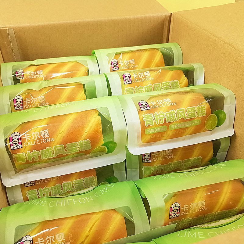 卡尔顿青柠戚风蛋糕沙拉酱代餐夹心瑞士面包早餐下午茶解馋甜点心,淘宝优惠券,粉丝福利购,淘宝优惠卷