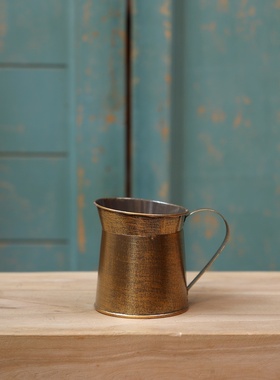 复古迷你工艺小铁桶装饰收纳摆件