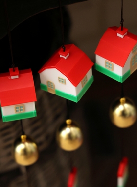 治愈系晴天心灵小屋风铃花园装饰