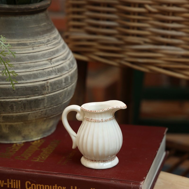 田园地中海花壶陶瓷瓶欧式极简主义花器家居软装装饰瓶插花壶摆件,淘宝优惠券,粉丝福利购,淘宝优惠卷