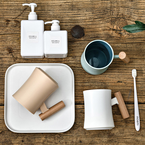 漱口杯牙杯家用情侣牙刷杯子简约洗漱杯网红创意牙具杯牙缸刷牙杯 - 图1