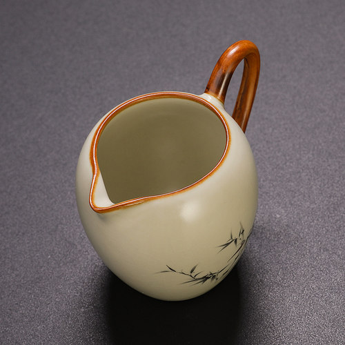 青花汝窑公道杯缠枝莲茶海公杯匀茶器分茶器过滤器茶滤组茶具配件 - 图1