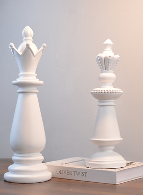 北欧大号轻奢象棋家居摆件软装样板间客厅玄关电视柜摆设装饰品