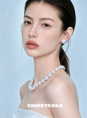 【CHERRYKOKO】澳白光！大点位珍珠！通体纯银施家珍珠耳钉防过敏