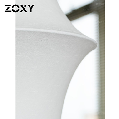 zoxy法式复古蚕丝竹节餐厅吊灯中古风艺术客厅卧室床头长条组合灯 - 图3