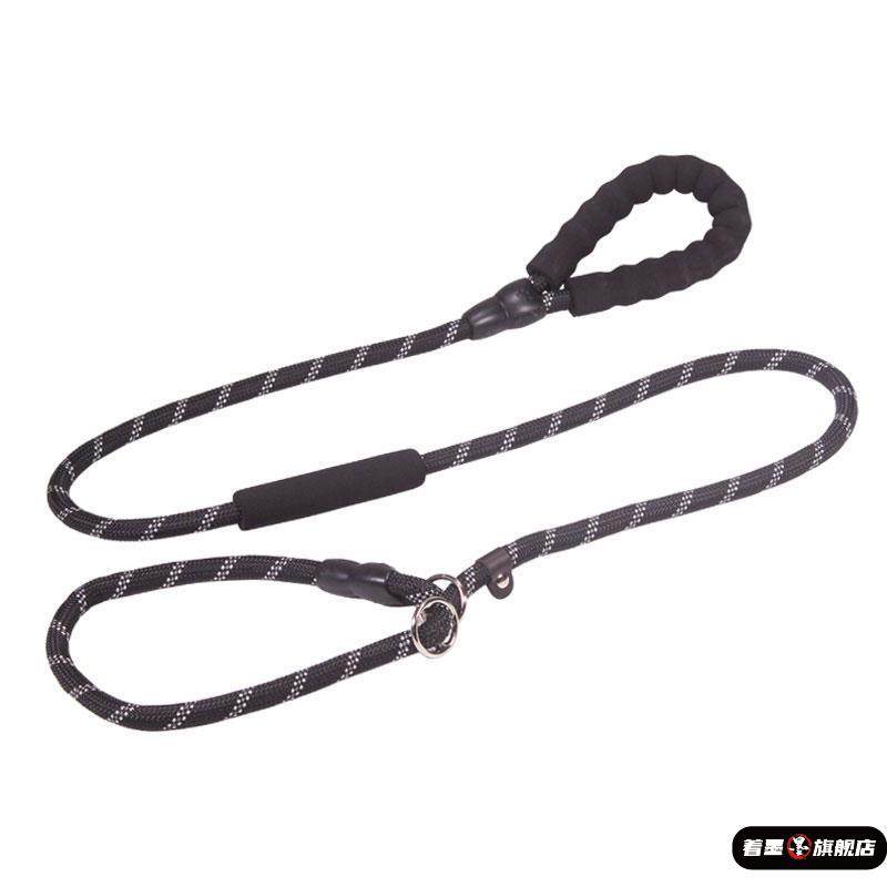 遛狗牵引绳大型犬狗狗宠物狗链子项圈金毛马犬哈士奇绳子加粗结实,淘宝优惠券,粉丝福利购,淘宝优惠卷