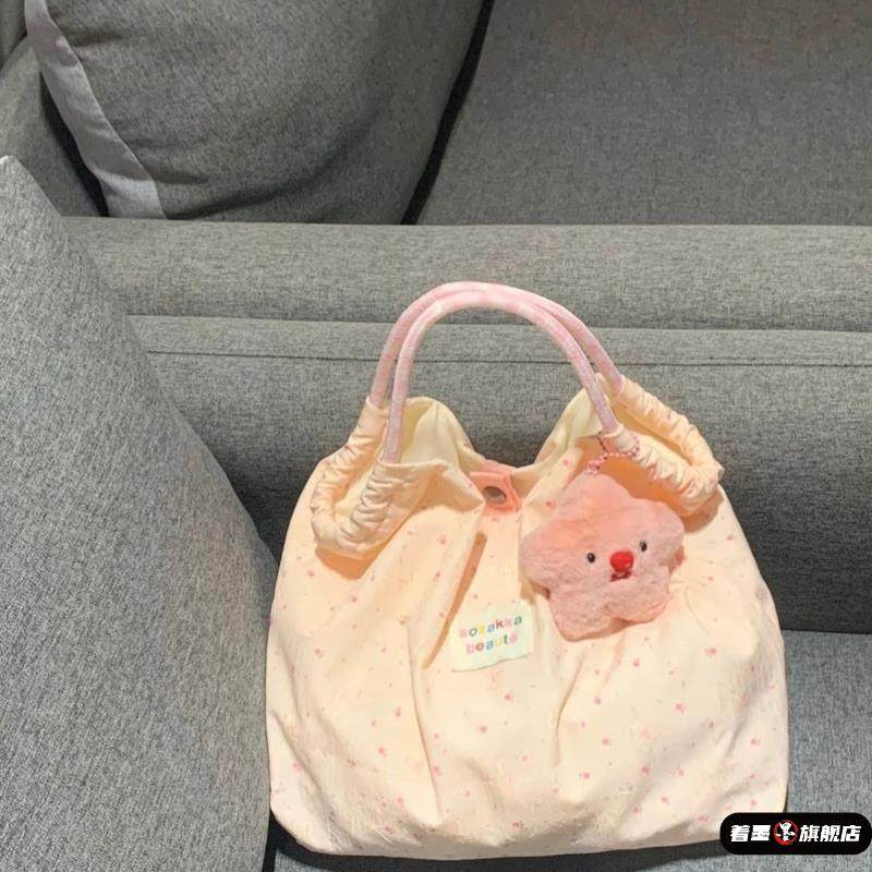 薄荷曼波帆布包手提包小拎包女大容量学生旅行轻便上班通勤兔子包,淘宝优惠券,粉丝福利购,淘宝优惠卷