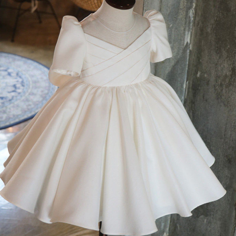 儿童礼服高端花童公主裙周岁小女孩婚礼婚纱女童钢琴演出服洋气秋,淘宝优惠券,粉丝福利购,淘宝优惠卷