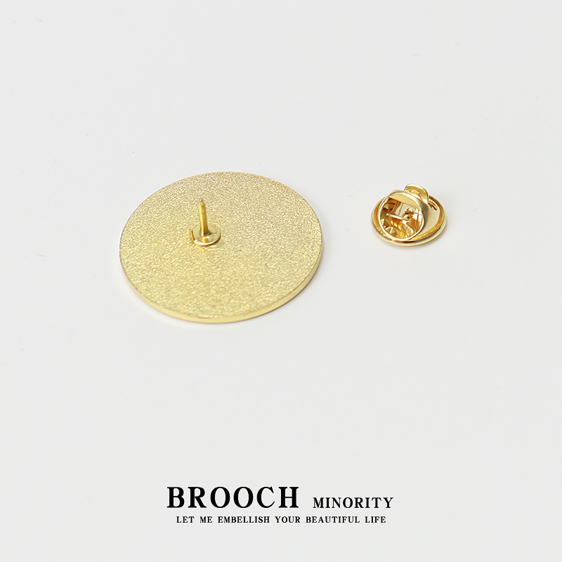 创意圆周率π胸针化学式别针元素金属徽章学生衣服包包装饰品扣针 - 图2