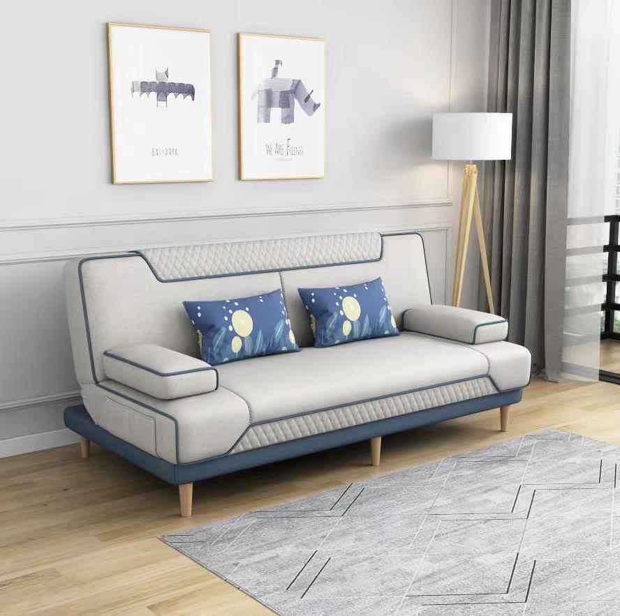 折叠两用小户型多功能新款沙发床 隆天阁家具布艺沙发