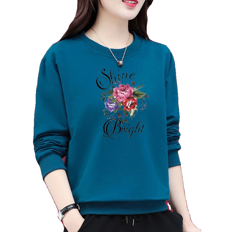 圆领卫衣女2025年春秋季加绒加厚洋气显瘦上衣服长袖衫冬中年妈妈,淘宝优惠券,粉丝福利购,淘宝优惠卷