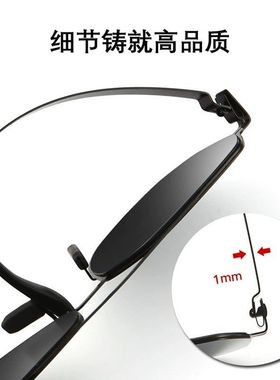 2023新款男士太阳镜墨镜开车司机平板眼镜GM潮男蹦迪遮阳防紫外线