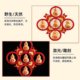 30 60 cm red gourd Chinese knot pendant