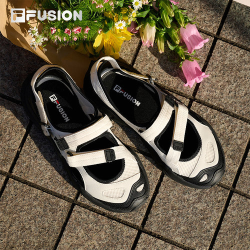 FILA FUSION斐乐玛丽珍女鞋休闲鞋运动凉鞋魔术贴沙滩鞋官方 - 图2