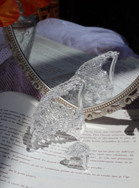 钢琴摆件创意手工琉璃ins桌面