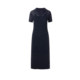 Langzi 2025 new summer style high-end hollow knitted slim waist dress for women