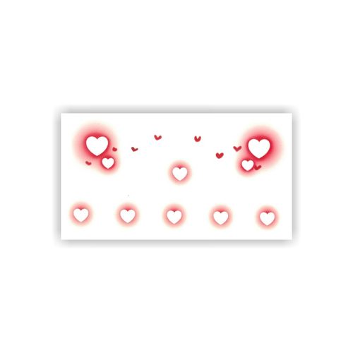 圣诞节爱心腮红纹身贴 甜美雪花麋鹿姜饼人妆  少女可爱妆容脸贴 - 图0