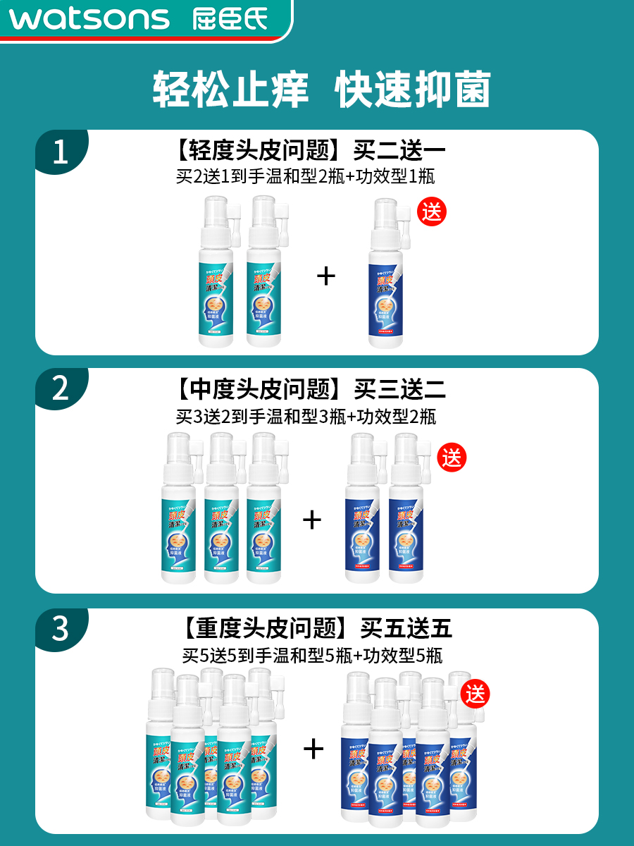 神户头皮清洁深度去屑快速止痒皮肤红疹毛囊祛痘水30ml-图0