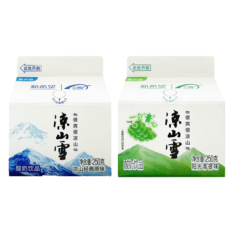 新希望官方旗舰店三牧凉山雪西昌特产乳酸菌饮料酸奶250g低温短保