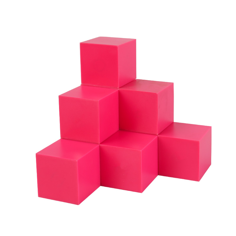 磁性5cm小正方体立方块立体体彩色几何体模型小学数学观察物体三视图摆放教具四年级立方块学具立体空间概念 - 图3
