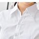 Slim fit workwear short-sleeved cotton striped white shirt