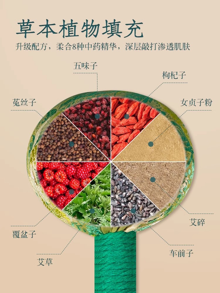 艾灸锤艾草拍打养生锤艾叶锤艾草 锤养生经络敲打锤锤神器颈肩颈 - 图1