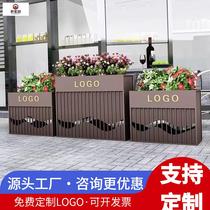 Outdoor Flower Boxes Iron Art Combined Garden Municipal Street Sales department Commercial Square Coffee Shop Flower Beds Partition Customised