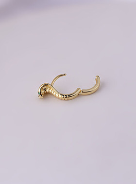 single ear buckle 耳扣穿刺耳饰不规则佩戴单只