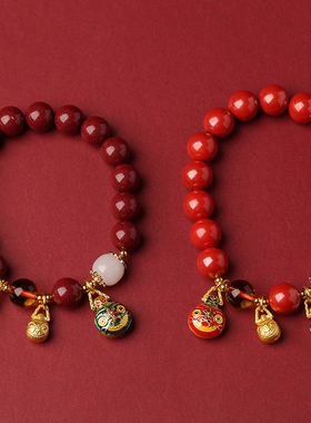2026吞金兽手链朱砂原创手串手链