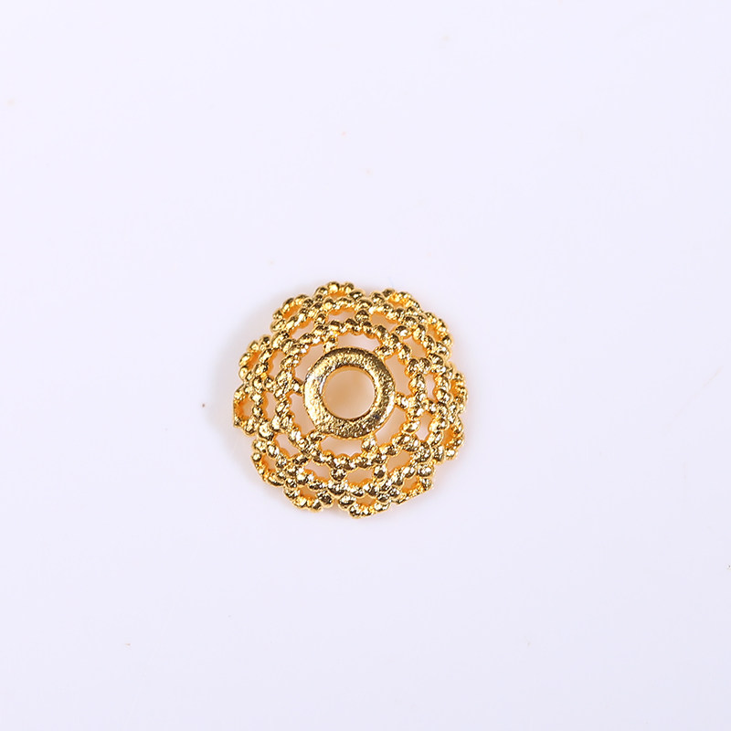 古法沙金镂空花托diy手工材料串珠隔片手链项链花帽饰品隔珠配件,淘宝优惠券,粉丝福利购,淘宝优惠卷