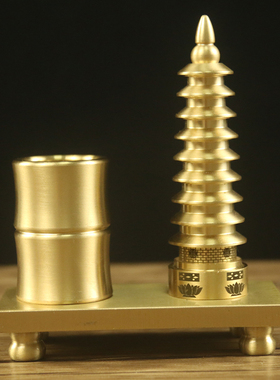 铜之心黄铜中式客厅书房