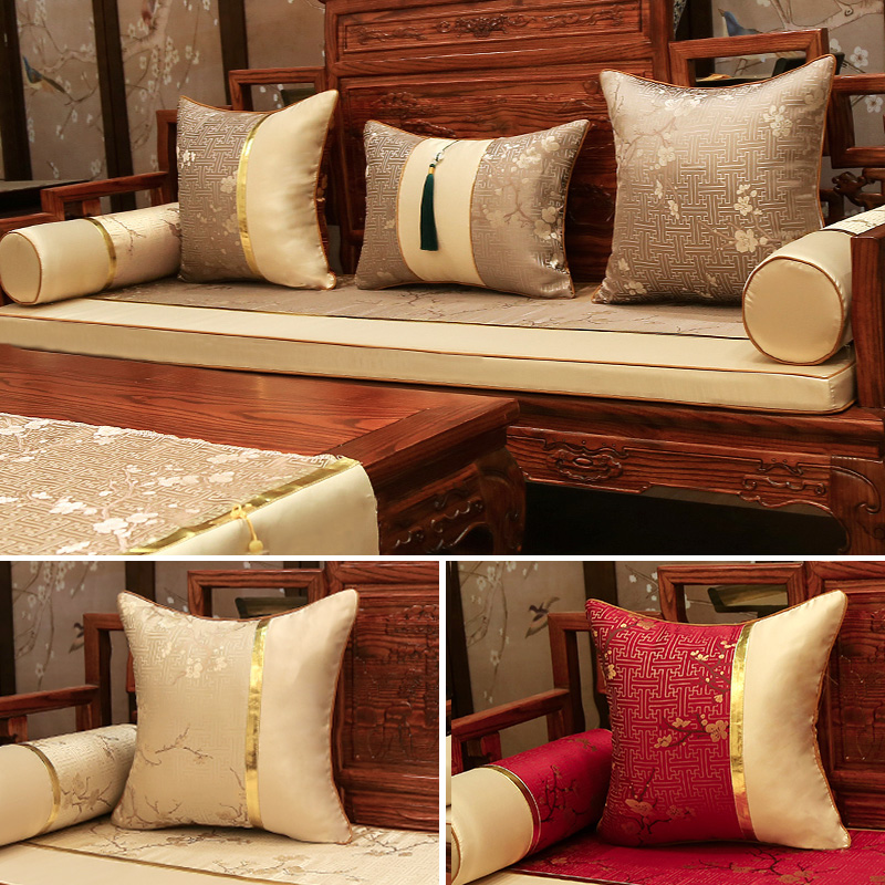新中式红木沙发坐垫家具座垫实木椅子垫套罩罗汉床垫子棕垫乳胶垫
