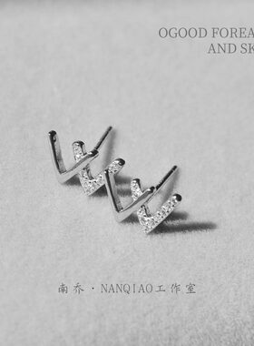 925纯银w项链女轻奢冷淡风配饰