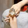 Funny big imitation diamond ring refers to Valentine's Day