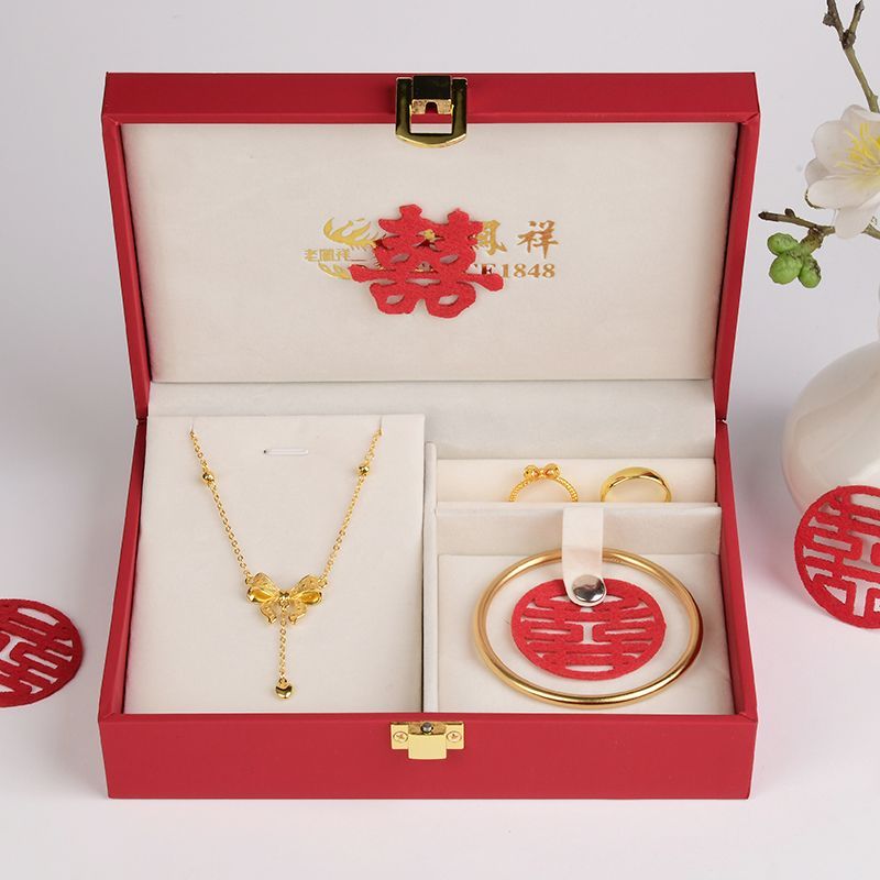 Wedding table three gold simulation five complete set