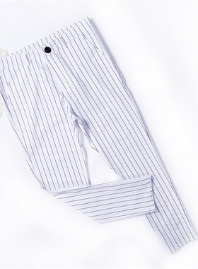 速发Fashion Men's Slim Fit Stripe Business Formal Pants Casu