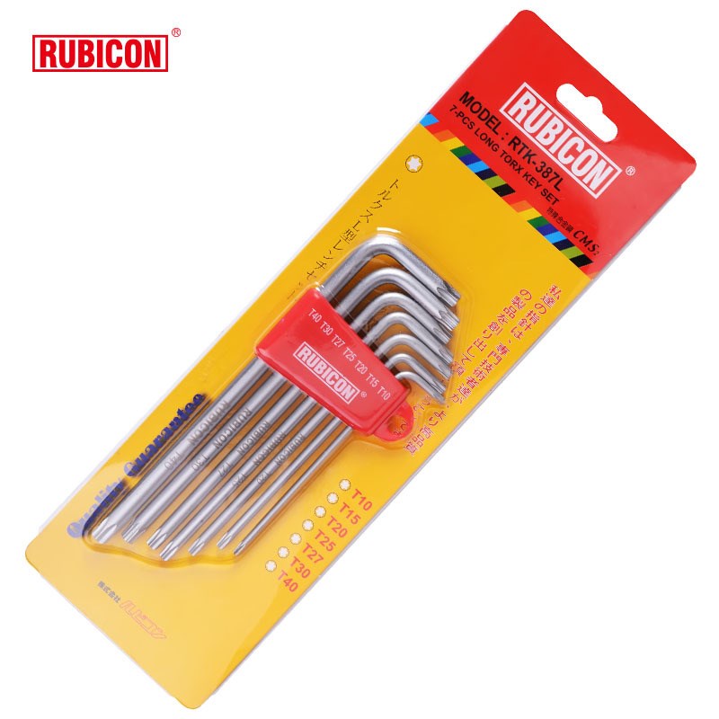 速发T宾汉RUBO梅花型内六角星星扳手套装R罗K-87L型形螺丝刀 - 图0