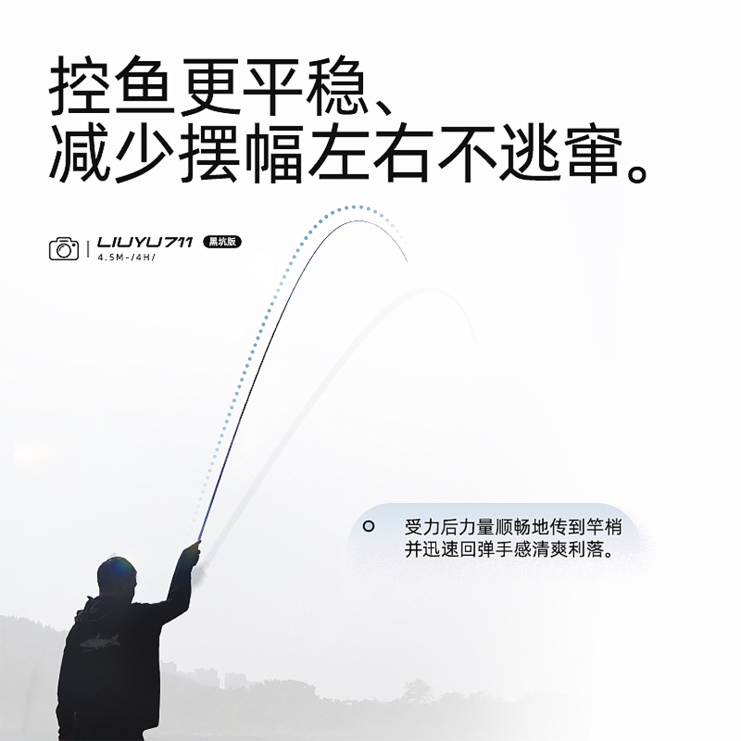 六鱼711黑坑竞技专用鱼竿无限回锅鱼东丽55T超轻超硬碳素钓鱼手竿,淘宝优惠券,粉丝福利购,淘宝优惠卷