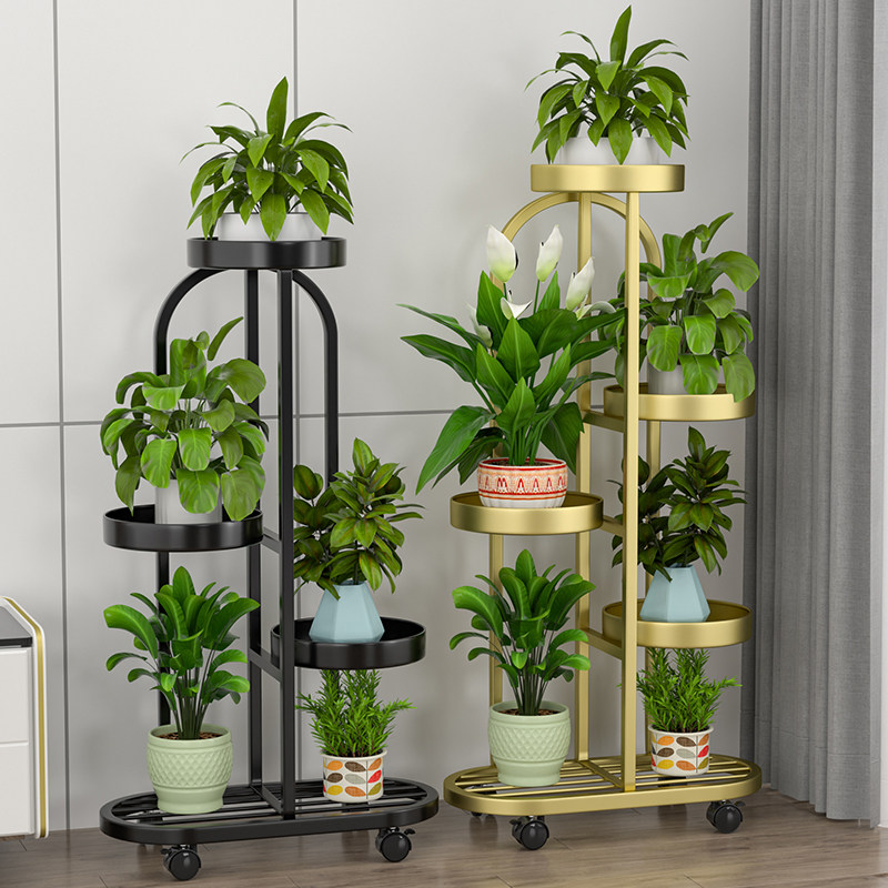 花架子客厅落地式阳台置物架多层移动花盆架室内铁艺植物摆放花架,淘宝优惠券,粉丝福利购,淘宝优惠卷