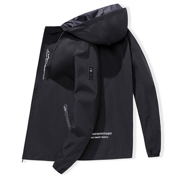 ເສື້ອກັນໜາວຜູ້ຊາຍດູໃບໄມ້ລົ່ນແລະລະດູຫນາວ 2022 ເຄື່ອງນຸ່ງຜູ້ຊາຍຍີ່ຫໍ້ trendy plus fleece hooded ເຄື່ອງນຸ່ງຫົ່ມບາດເຈັບແລະ windproof thickened ເຄື່ອງນຸ່ງຫົ່ມກະທັດຮັດ