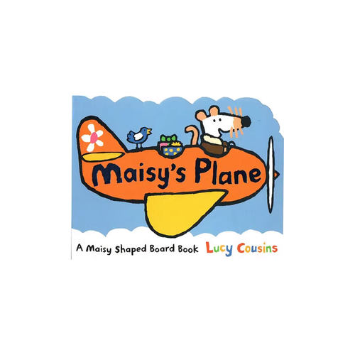 英文原版绘本 Maisy's Plane 小鼠波波交通工具造型纸板书 儿童英语早教书 亲子互动绘本 - 图0