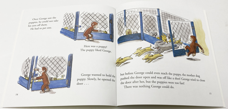 英文原版绘本 Curious George Around Town 好奇的乔治猴 dinosaur discovery 6册礼盒装 Margret Rey H. A. Rey - 图2