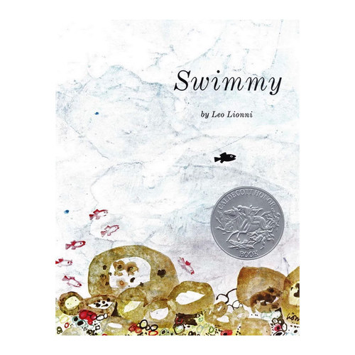 英文原版绘本 Swimmy 小黑鱼 Leo Lionni 凯迪克银奖 吴敏兰同场加映 大开本 常青藤爸爸书单 - 图0