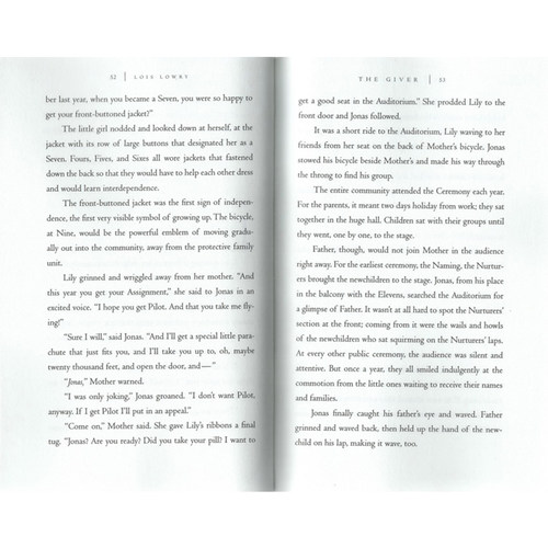 The Giver 记忆传授人/传授者 1994年纽伯瑞金奖 英文原版小说 儿童文学读物 Lois Lowry 英语课外阅读 电影原著 赐予者 - 图1