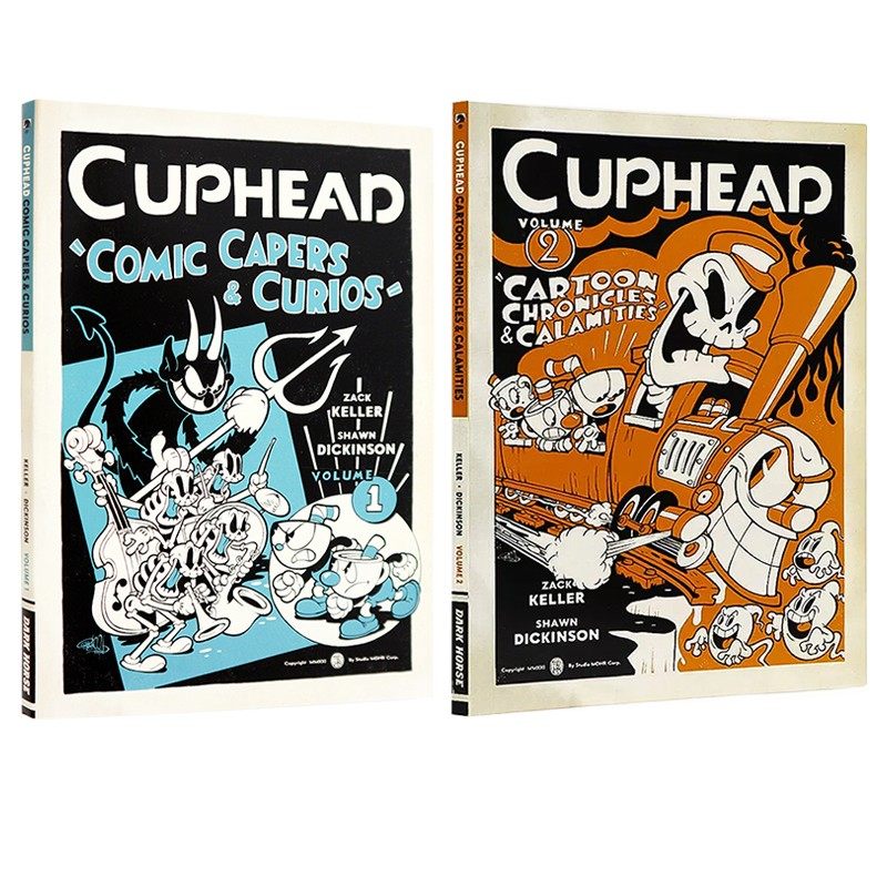 茶杯头官方漫画书 Cuphead Volume 1-3册 英文原版 The Art of Cuphead 茶杯头美术设定集 TGA获奖独立游戏 肖恩·迪金森绘制,淘宝优惠券,粉丝福利购,淘宝优惠卷