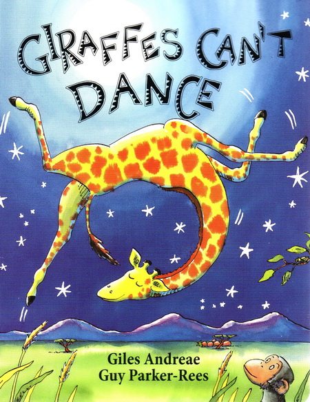 英文原版 Giraffes Can't Dance 长颈鹿不会跳舞 纸板书 儿童启蒙图画故事书 培养自信心 亲子互动绘本