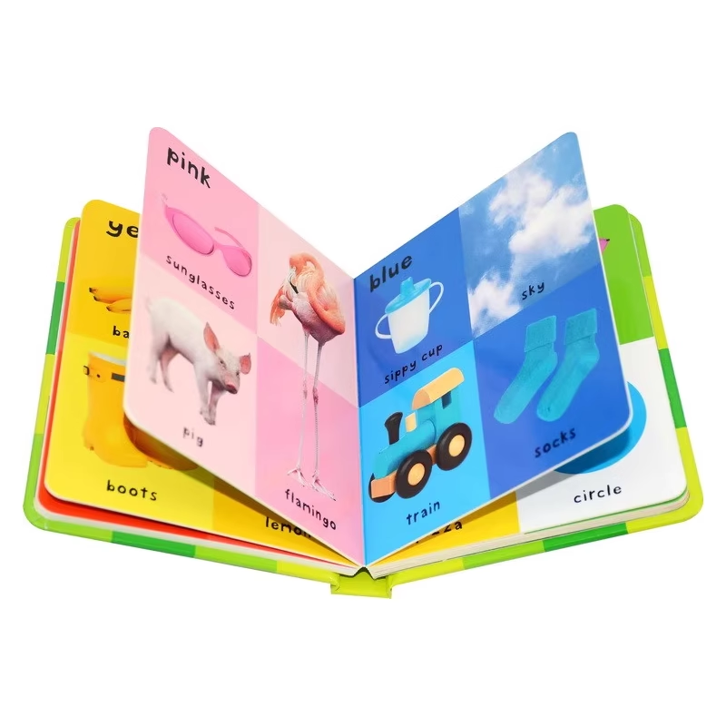 英文原版 First 100 Words /Animals/Colors shapes 系列盒装 3册 幼儿单词学习精装纸板书 图画图解词典